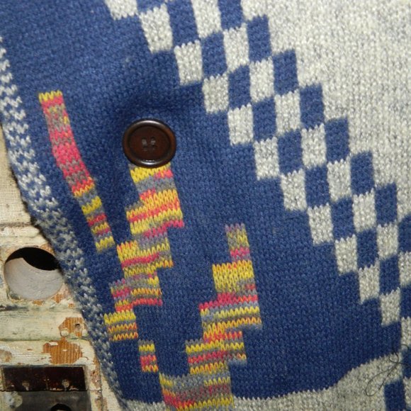 Jodifl Oversized Cardigan Southwest Aztec Boho Sweater Size S (MM-10) - Picture 4 of 5